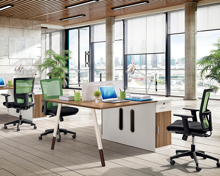开放式职员办工桌