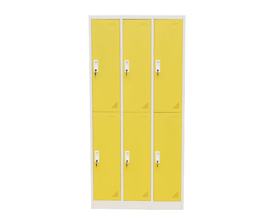 彩色六门更衣柜